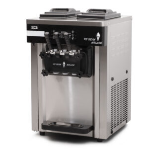 HCB Eismaschine - Aufstellmodell - 2 Geschmacksrichtungen - 25 Liter pro Stunde - 230V - Edelstahl