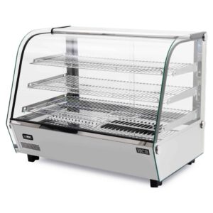 HCB Warmhaltevitrine - 160 Liter - 86 cm - 230V - Edelstahl