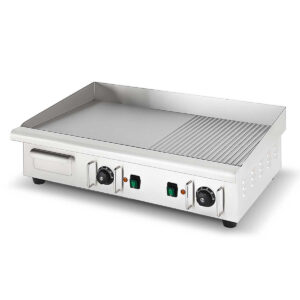 HCB Backblech - 1/2 gerippt - 74 cm - 400V - Edelstahl