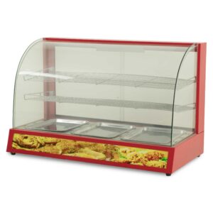 HCB Vitrine - 96 cm - 230V - Edelstahl