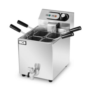 HCB Nudelkocher - 4 Körbe - 230V - Edelstahl