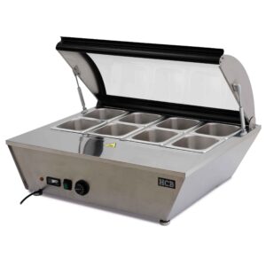 HCB Vitrine - 67 Liter - 76,5 cm - 230V - Edelstahl