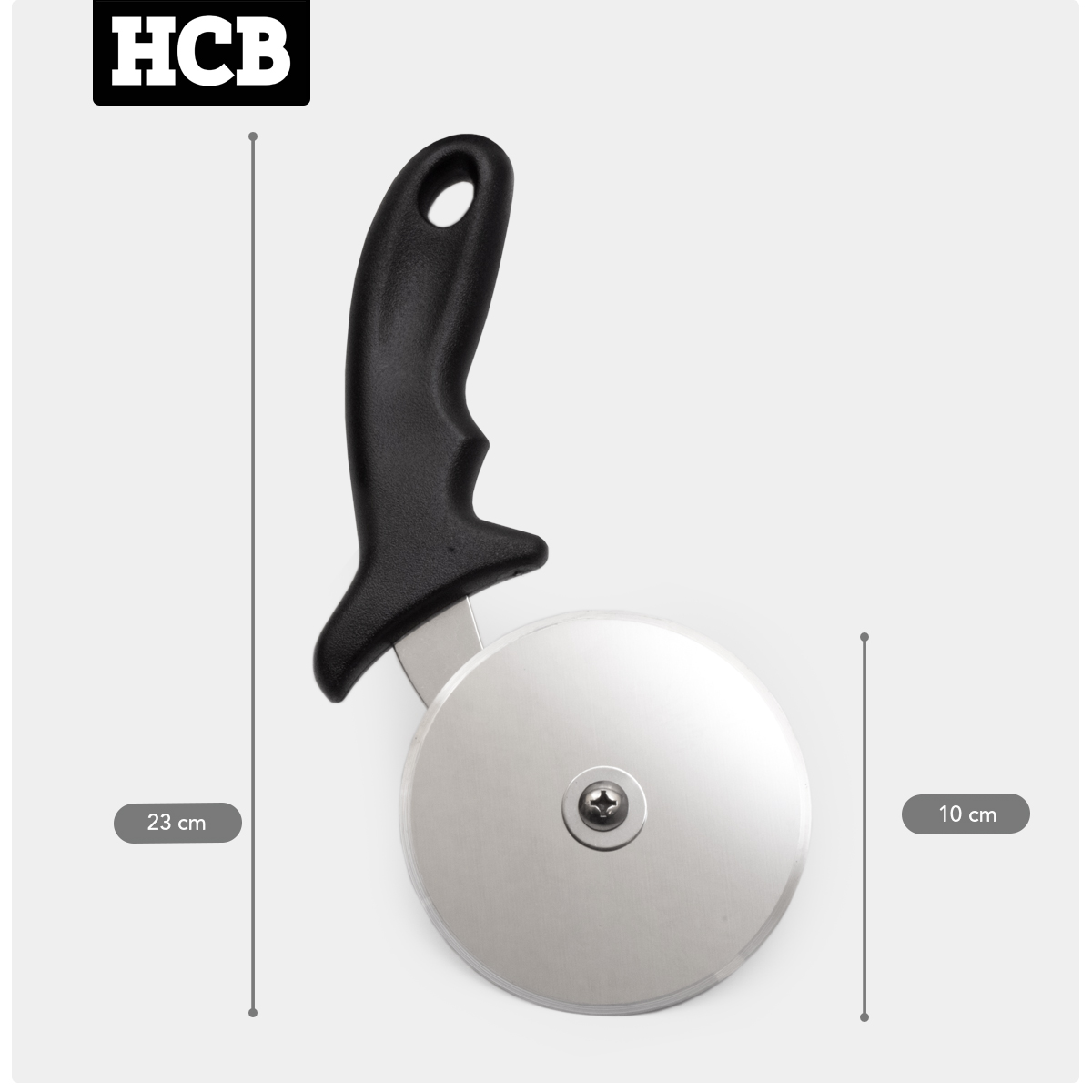 HCB Pizzaschneider aus Edelstahl Ø 10 cm - 2er Set – Bild 5