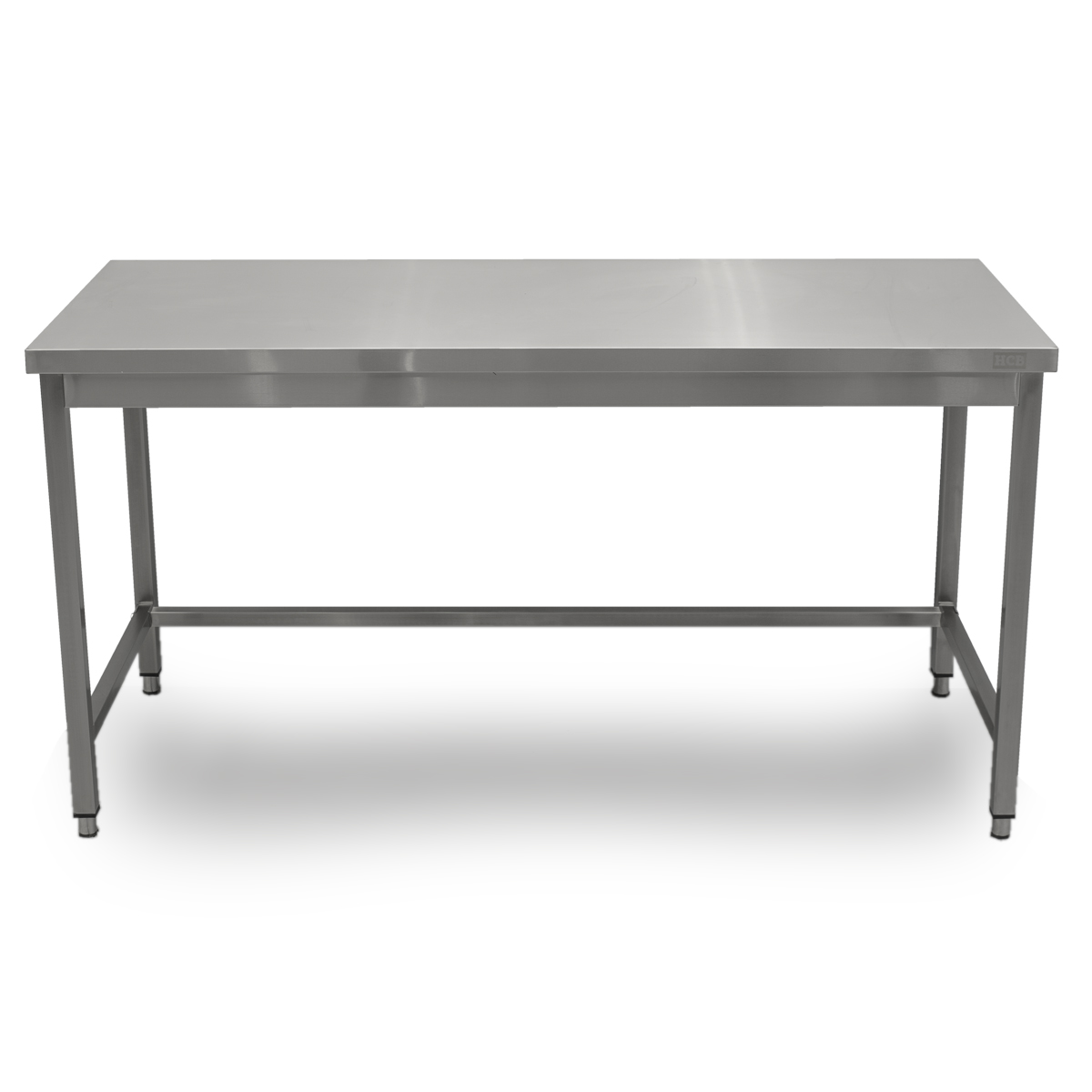 HCB Basic-line Arbeitstisch - 160 x 70 x 85 cm - Edelstahl