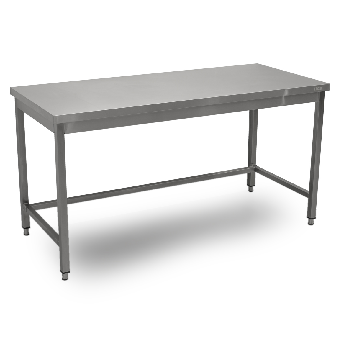 HCB Basic-line Arbeitstisch - 160 x 70 x 85 cm - Edelstahl