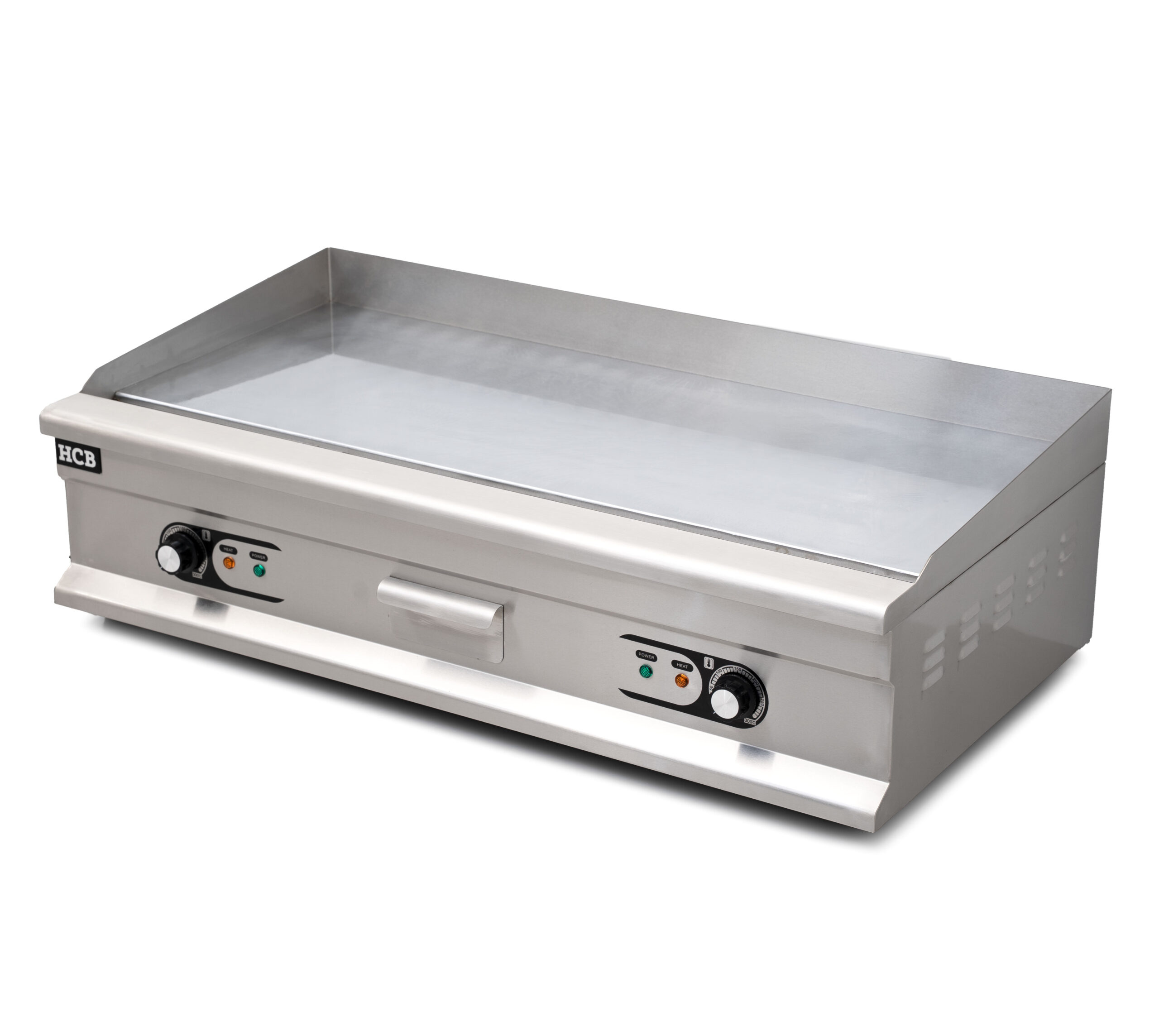 HCB Backblech - glatt - Chrom - 100 cm - 400V - Edelstahl