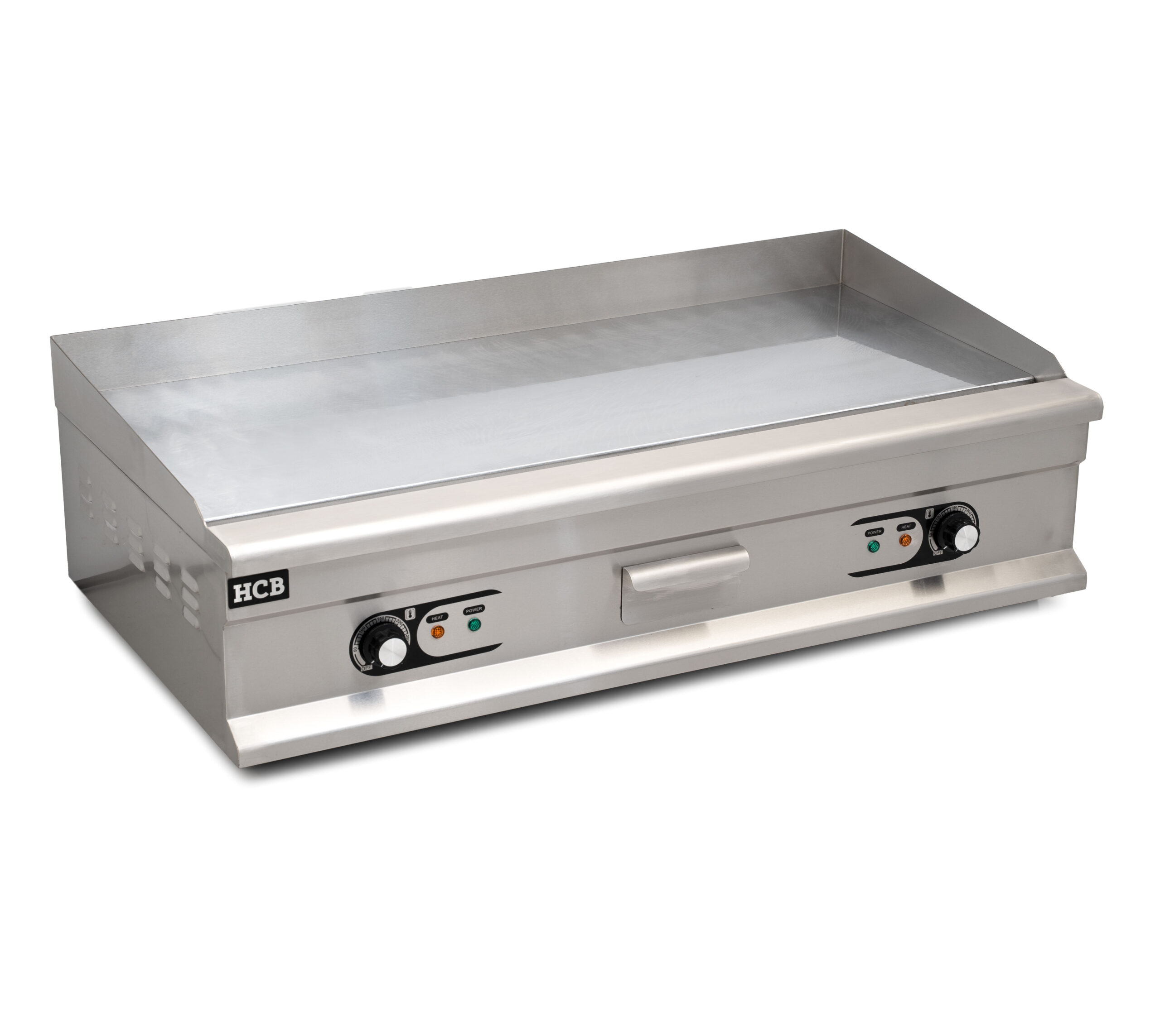 HCB Backblech - glatt - Chrom - 100 cm - 400V - Edelstahl