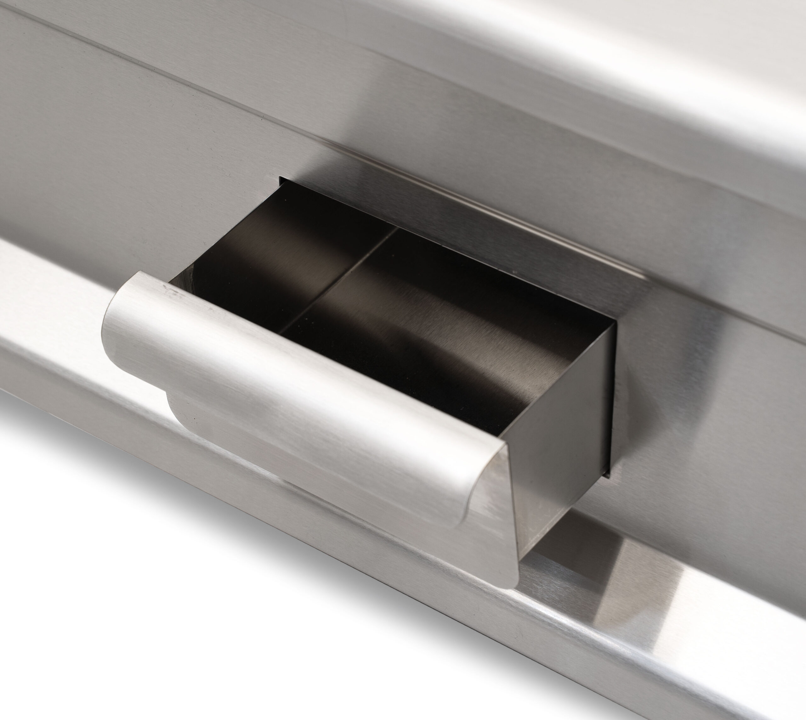 HCB Backblech - glatt - Chrom - 100 cm - 400V - Edelstahl