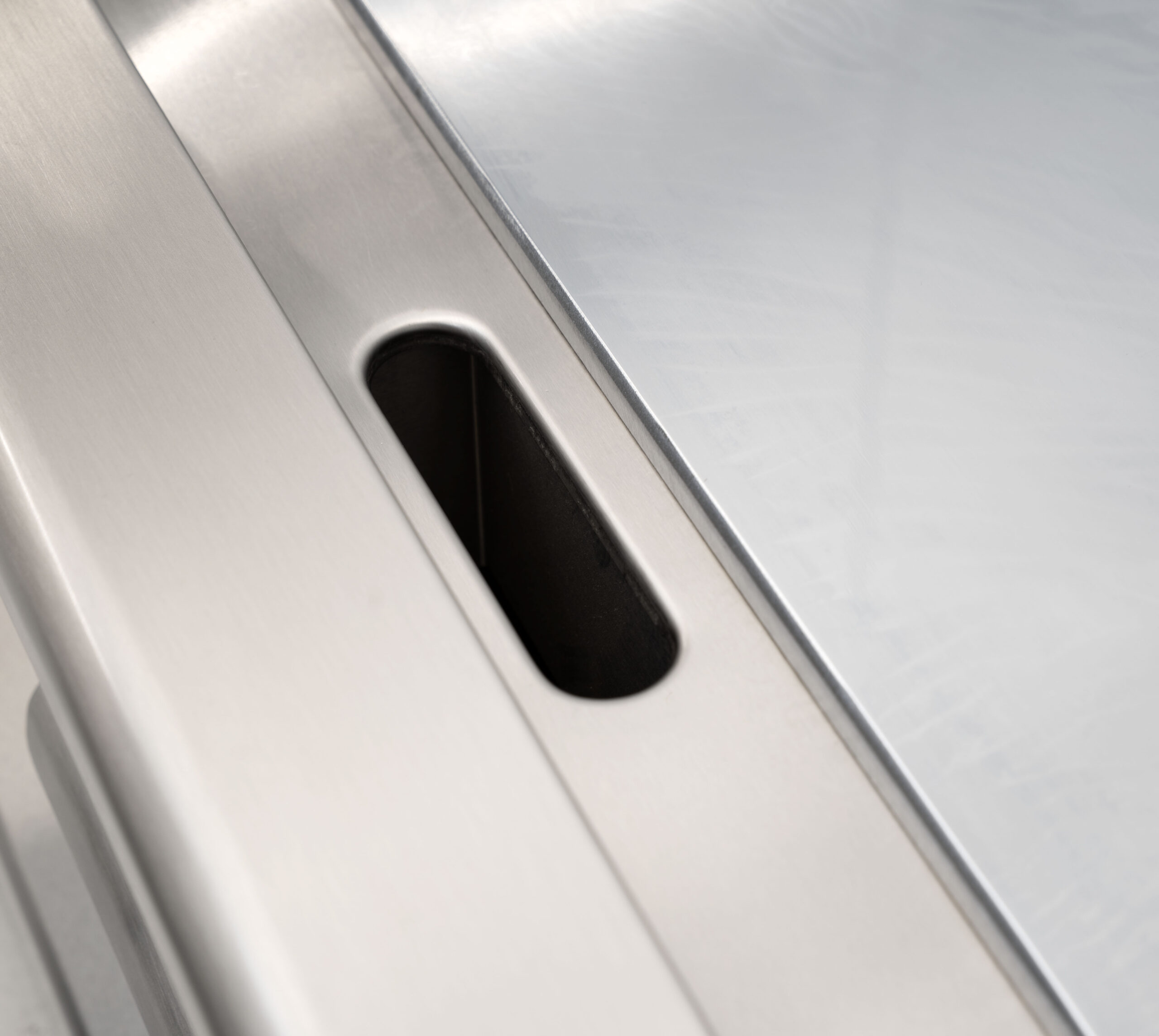 HCB Backblech - glatt - Chrom - 100 cm - 400V - Edelstahl