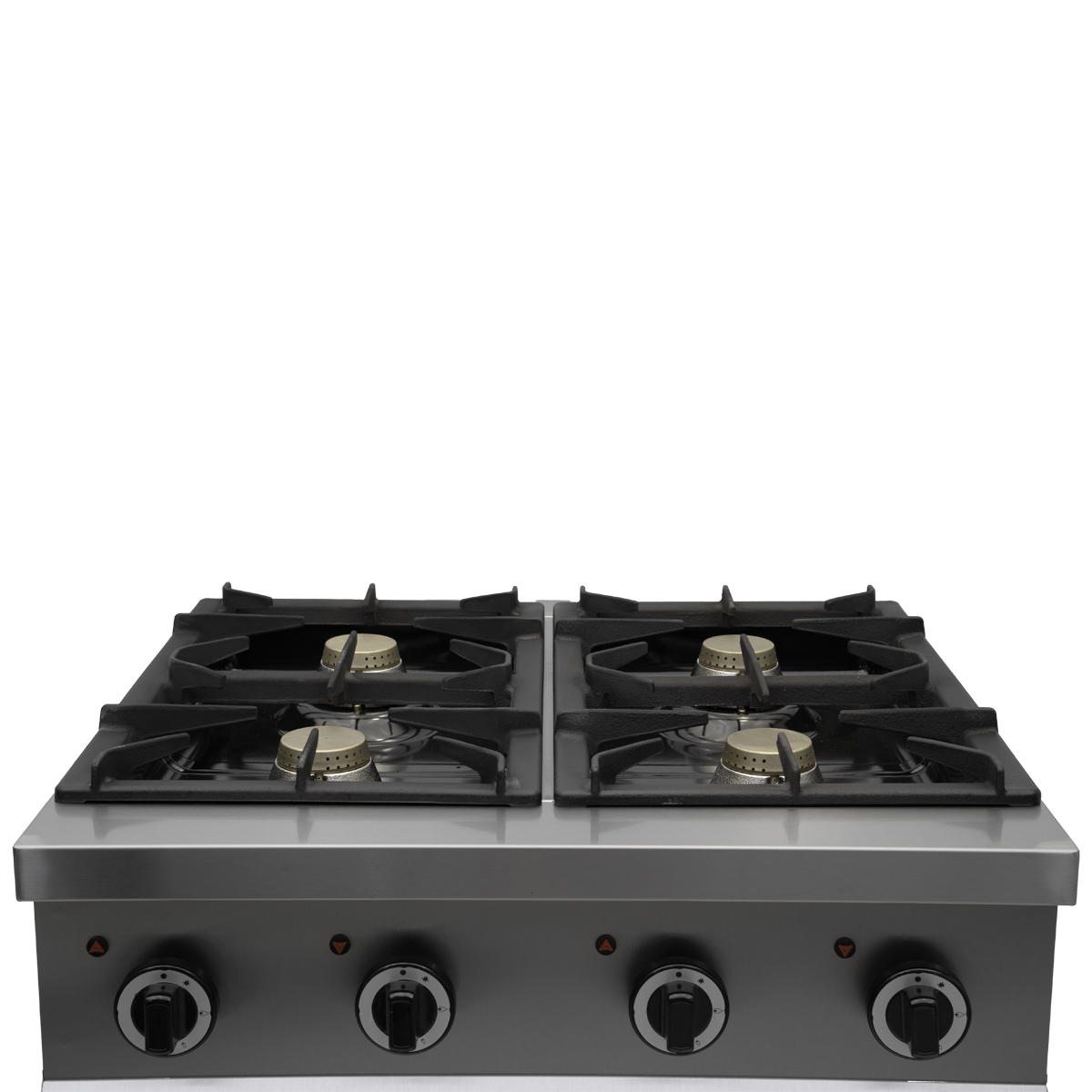 HCB Gasherd - 4 Brenner - 70 cm - 24 kW - Edelstahl