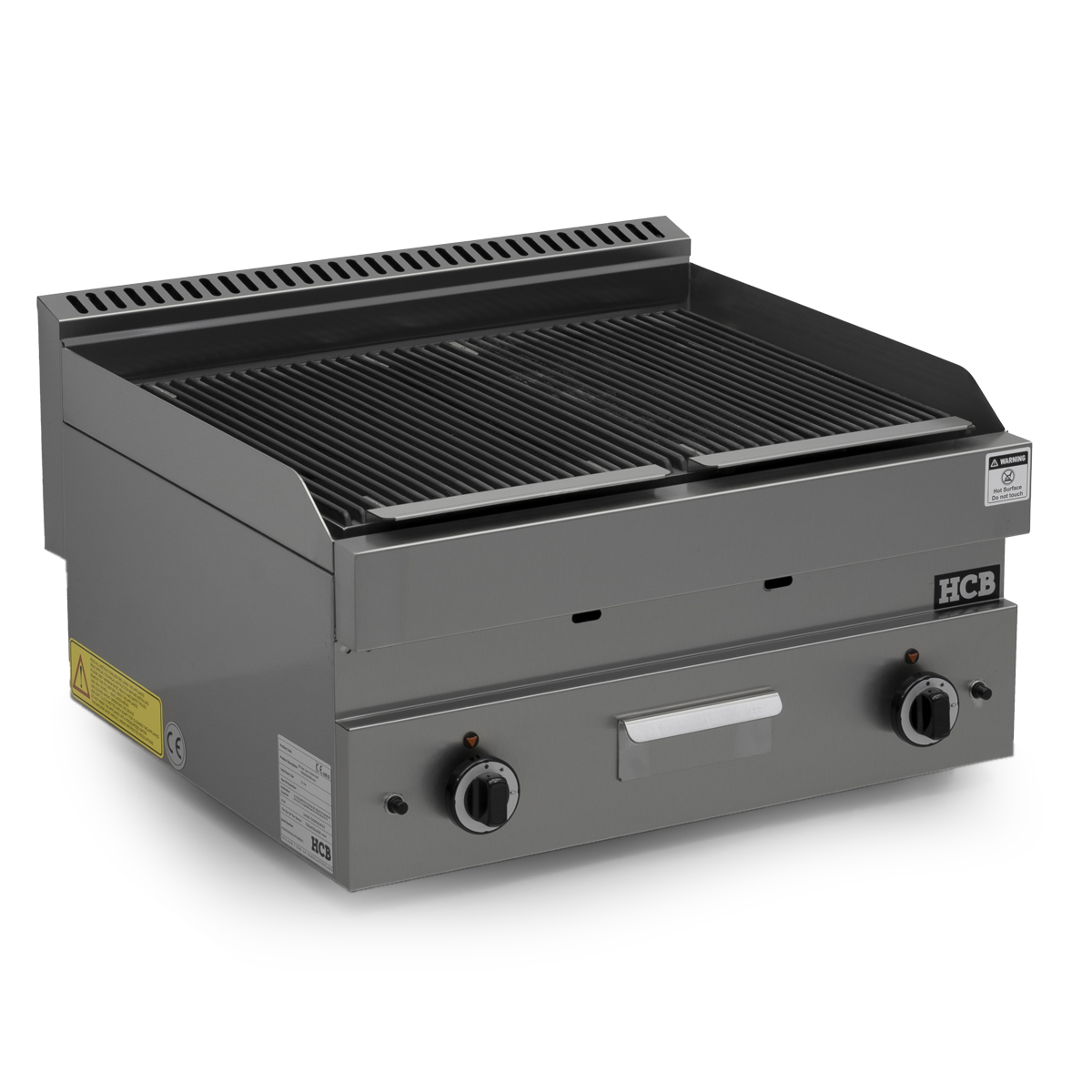 HCB Lava Grill - 70 cm - 11 kW - Erdgas - Serie 650 - Edelstahl