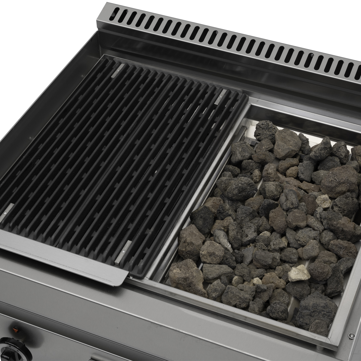 HCB Lava Grill - 70 cm - 11 kW - Erdgas - Serie 650 - Edelstahl