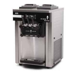HCB Eismaschine - Aufstellmodell - 2 Geschmacksrichtungen - 25 Liter pro Stunde - 230V - Edelstahl