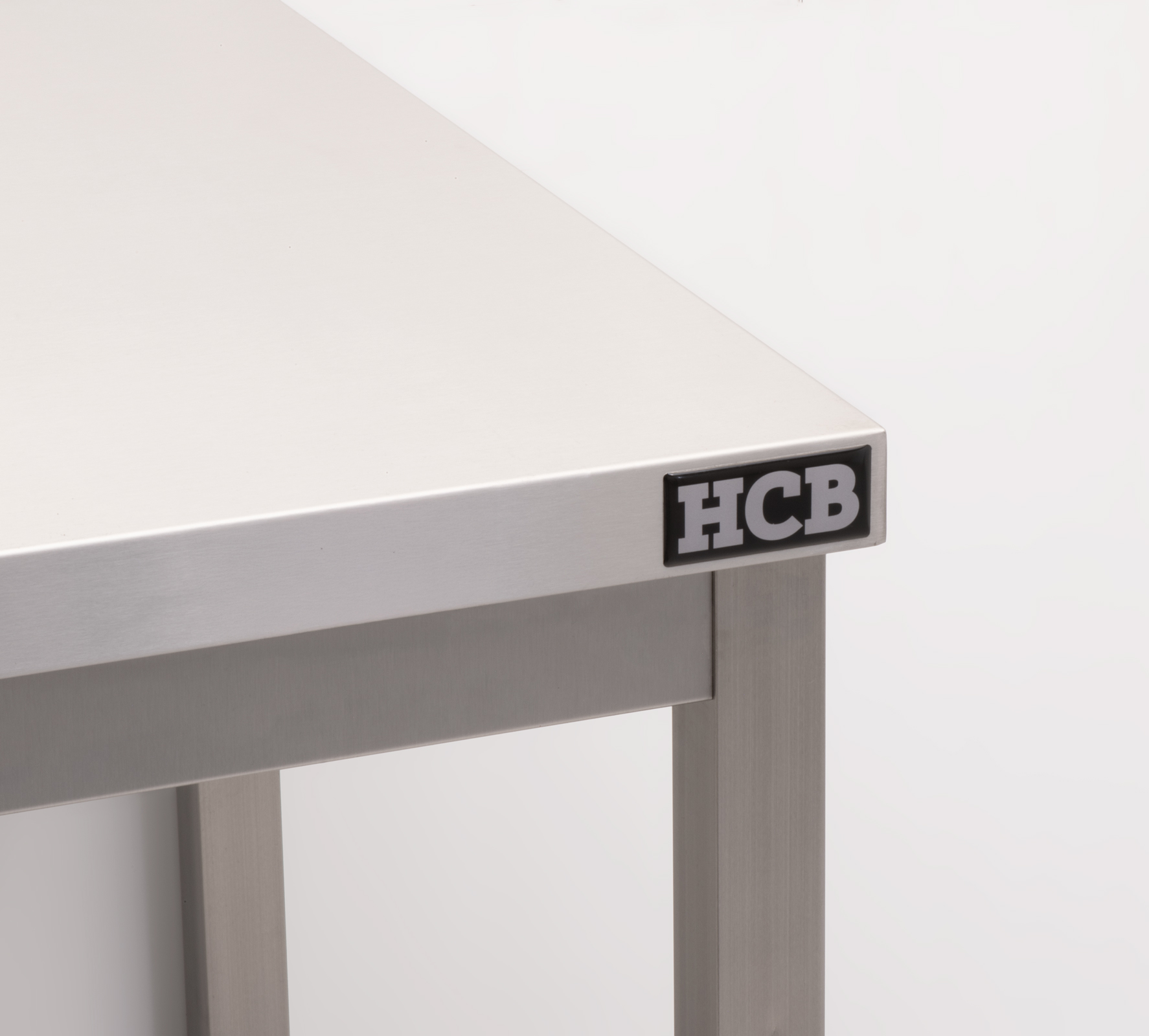 HCB Pro-line Arbeitstisch - mit Zwischenablage - 80 x 60 x 85 cm - Edelstahl