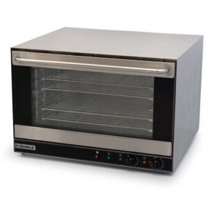 Euromax Heißluftofen – Linea Nero Turbo 10904N – 60 x 40 cm – Umluft – 230 V – Edelstahl