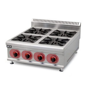 HCB-Herd – 4 Kochstellen – Propan – 29,2 kW – 70 cm – Edelstahl