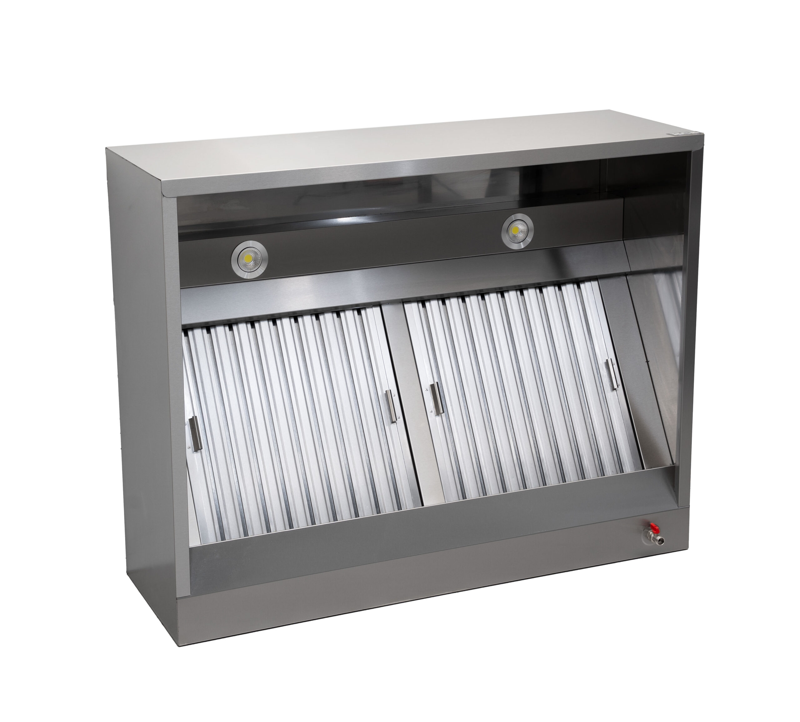 HCB Abzugshaube - Kastenmodell - 100 cm - Edelstahl