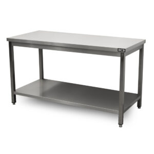 HCB Pro-line Arbeitstisch - mit Zwischenablage - 150 x 70 x 85 cm - Edelstahl