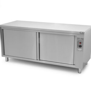 HCB Warmhalteschrank - Tellerwärmeschrank - 180 cm - Schiebetür - Edelstahl
