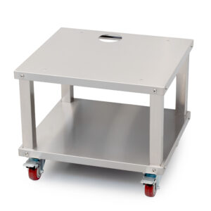 HCB-Maschinentisch – fahrbar – 48,5 x 53 x 43,5 cm – Edelstahl