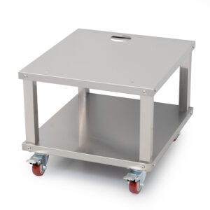 HCB-Maschinentisch – fahrbar – 58,5 x 53 x 43,5 cm – Edelstahl