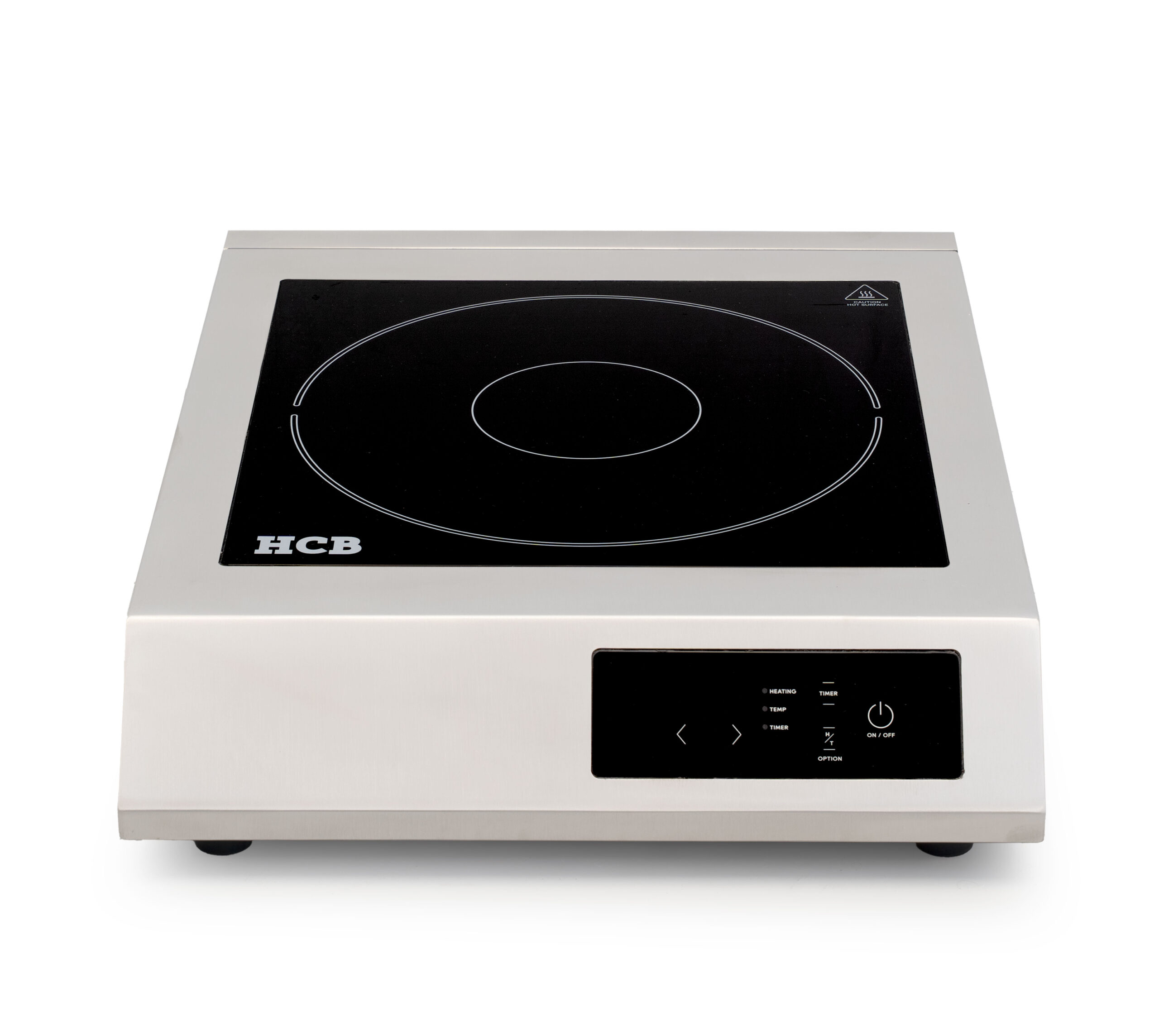 HCB Induktionskochfeld – 3,5 kW – Edelstahl – 230 V