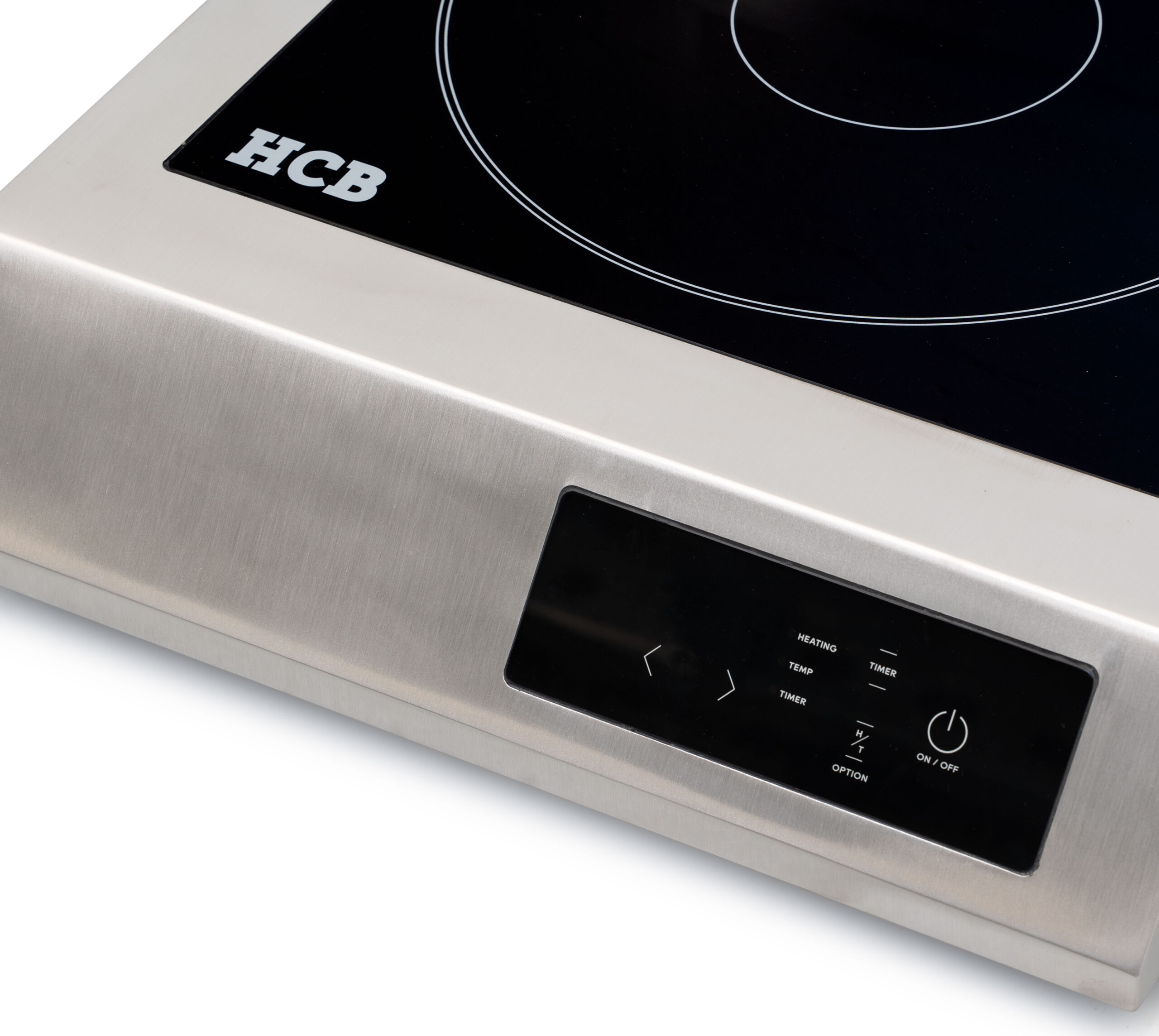 HCB Induktionskochfeld – 3,5 kW – Edelstahl – 230 V