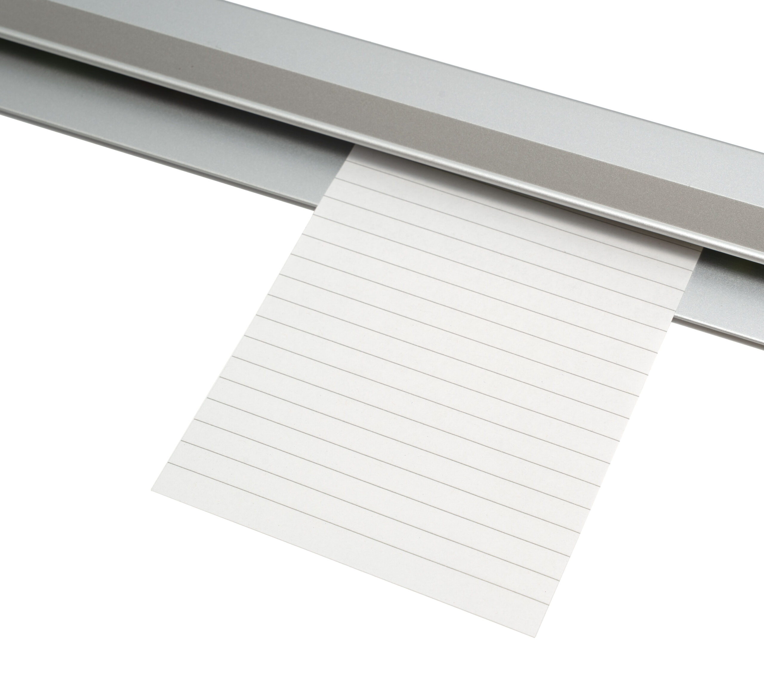 HCB-Gutscheinhalter – Schiene – 36 cm – Aluminium
