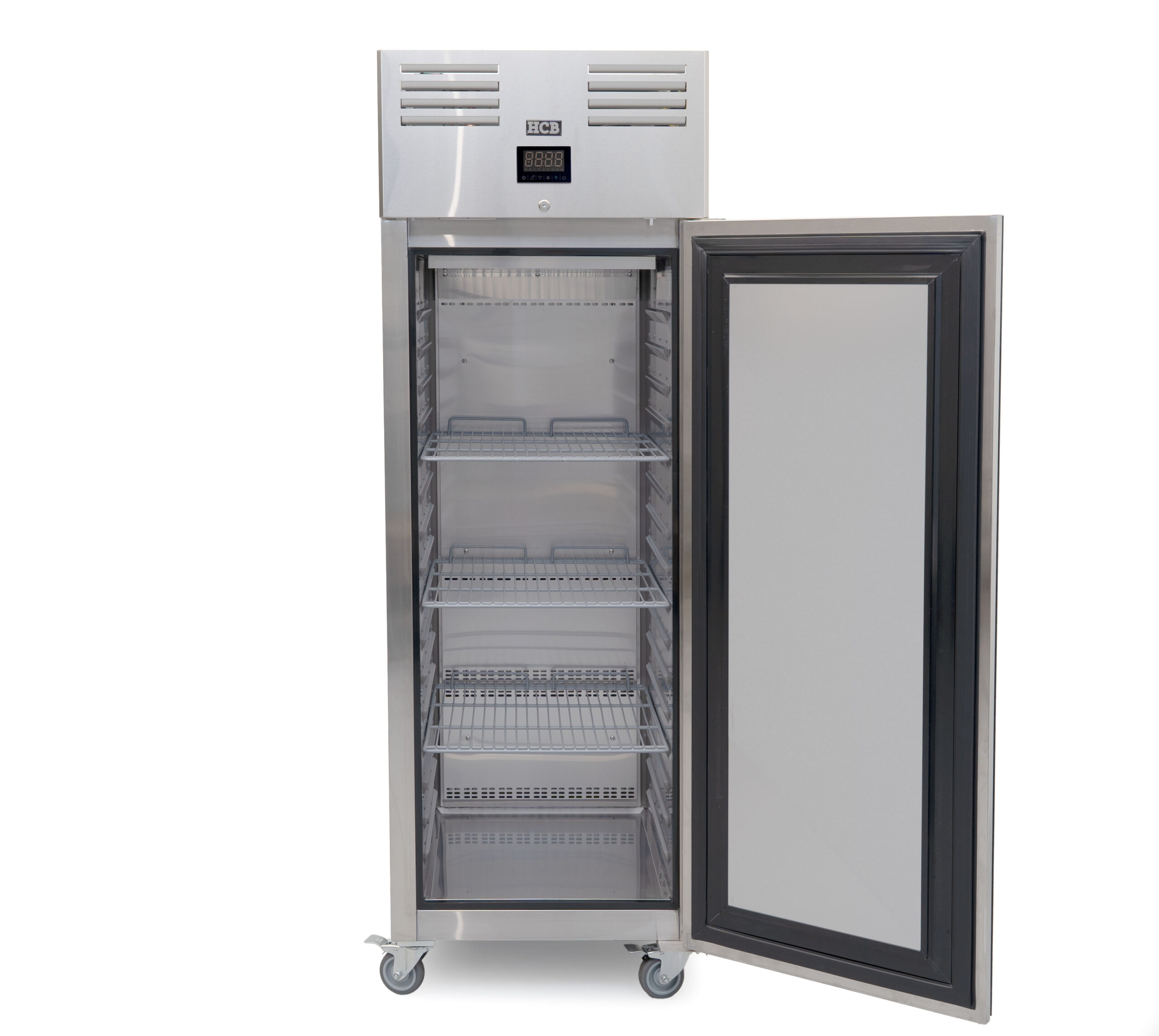 HCB-Kühlschrank – energieeffizient – 525 Liter – Edelstahl – 230 V
