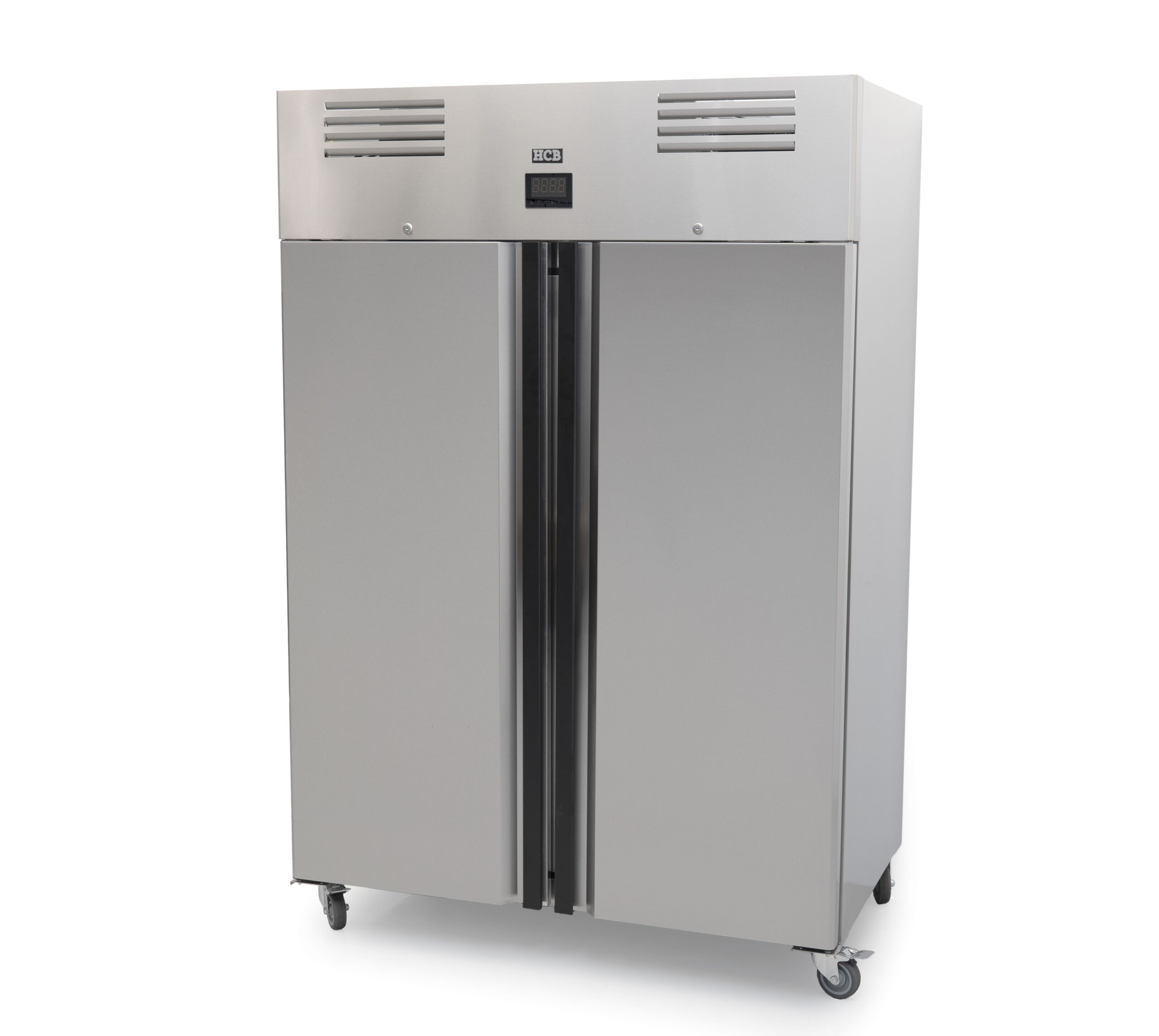 HCB-Kühlschrank – 2 Türen – 1195 Liter – energieeffizient – Edelstahl – 230 V