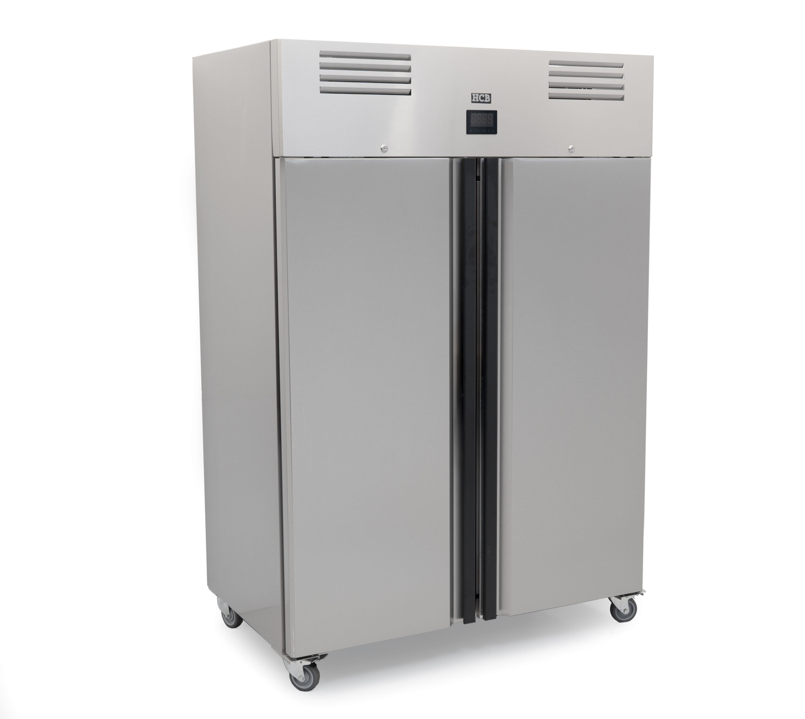 HCB-Kühlschrank – 2 Türen – 1195 Liter – energieeffizient – Edelstahl – 230 V