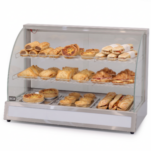 HCB Vitrine - 95 cm - 230V - Edelstahl