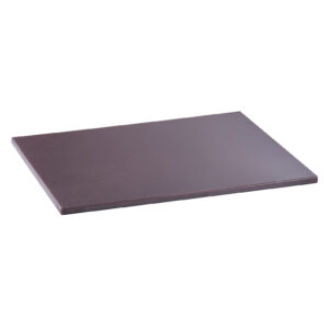 HCB-Schneidebrett – braun – 450 × 300 × 20 mm – HACCP