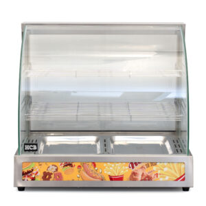 HCB Heiße Vitrine - 66 cm - 230V - Edelstahl