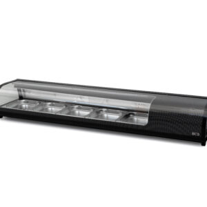 HCB Sushi-Vitrine - 5 x 1/2 GN - 180 cm - 230V
