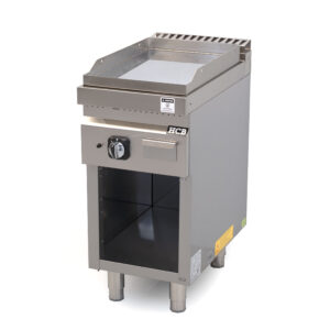 HCB-Backplatte – 70S – Chrom – 6,5 kW – 40 cm – Erdgas – Edelstahl
