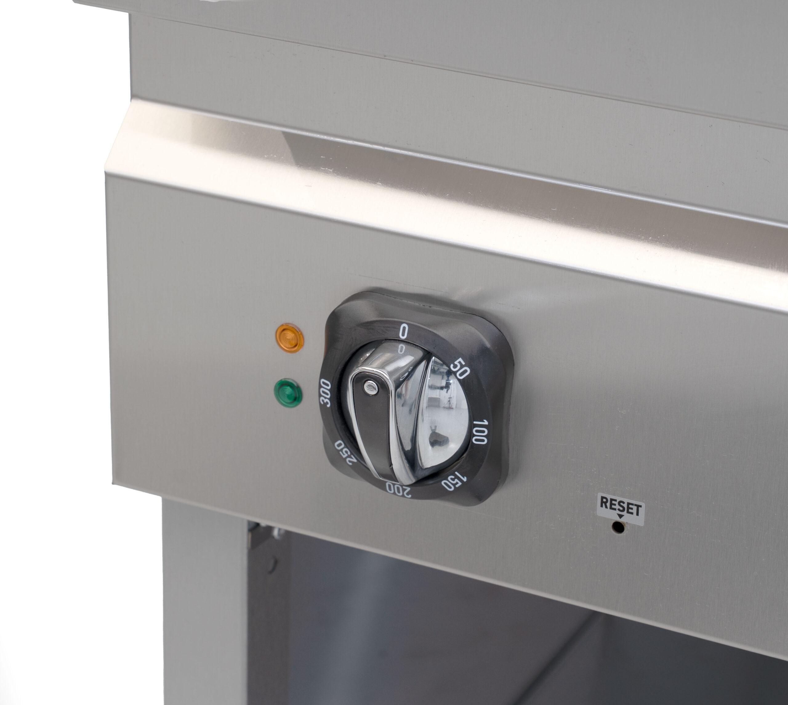 HCB-Backplatte – 70S – glatt – 9 kW – 80 cm – 400 V – Edelstahl
