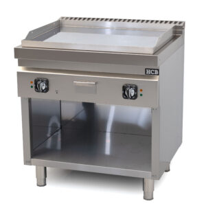HCB-Backplatte – 70S – Chrom – 9 kW – 80 cm – 400 V – Edelstahl