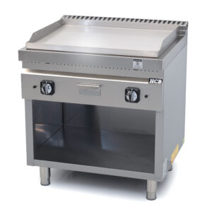HCB-Backplatte – 70S – glatt – 13 kW – 80 cm – Erdgas – Edelstahl