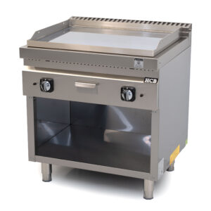 HCB-Backplatte – 70S – Chrom – 13 kW – 80 cm – Erdgas – Edelstahl
