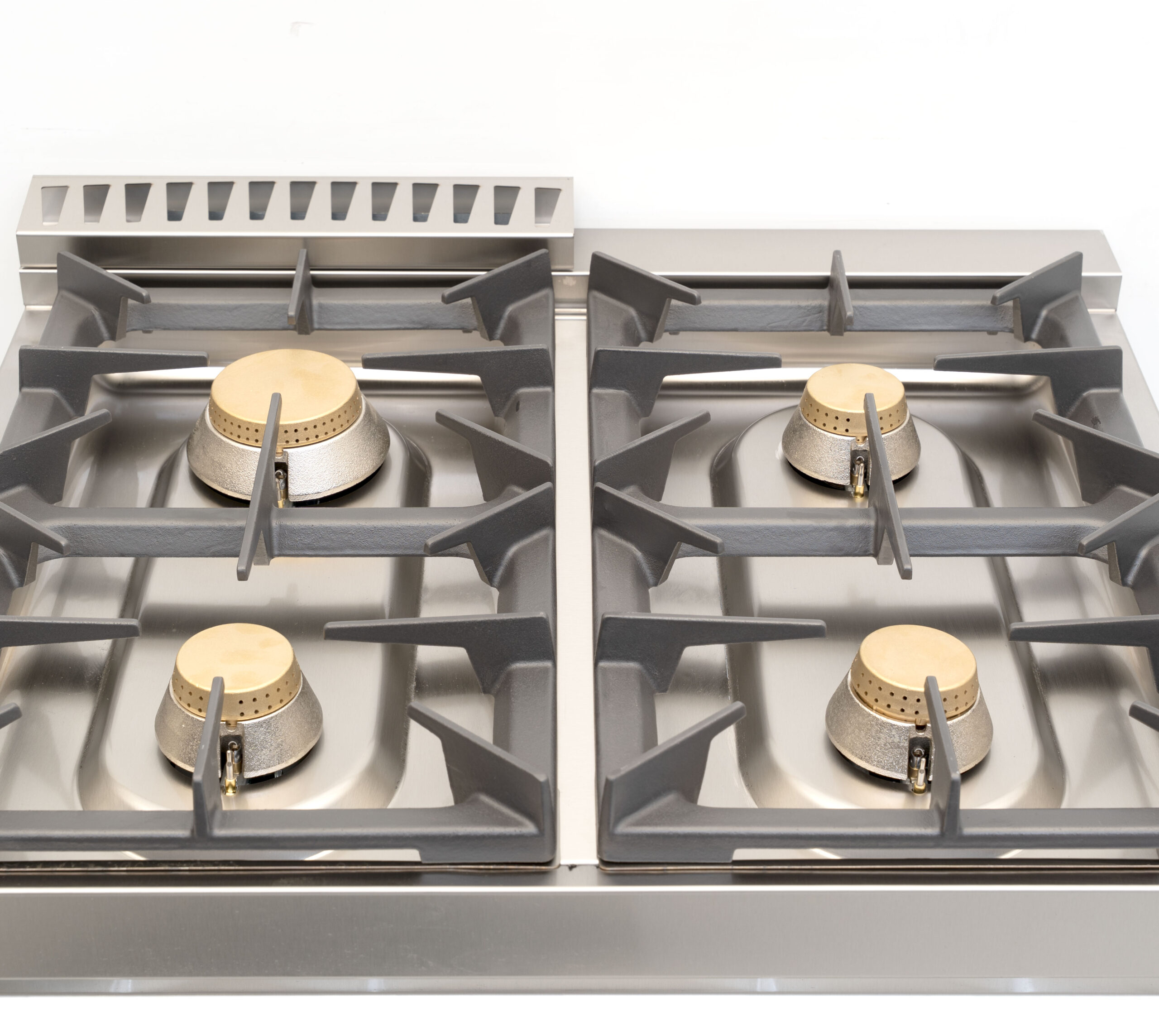 HCB-Gasherd mit Backofen – 70S – 4 Kochstellen – 35 kW – Erdgas – Edelstahl