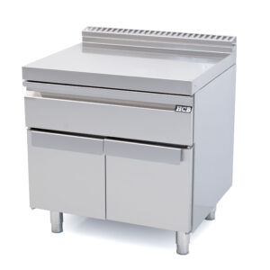 HCB-Arbeitsplatte – 70S – neutral – 80 cm – Edelstahl