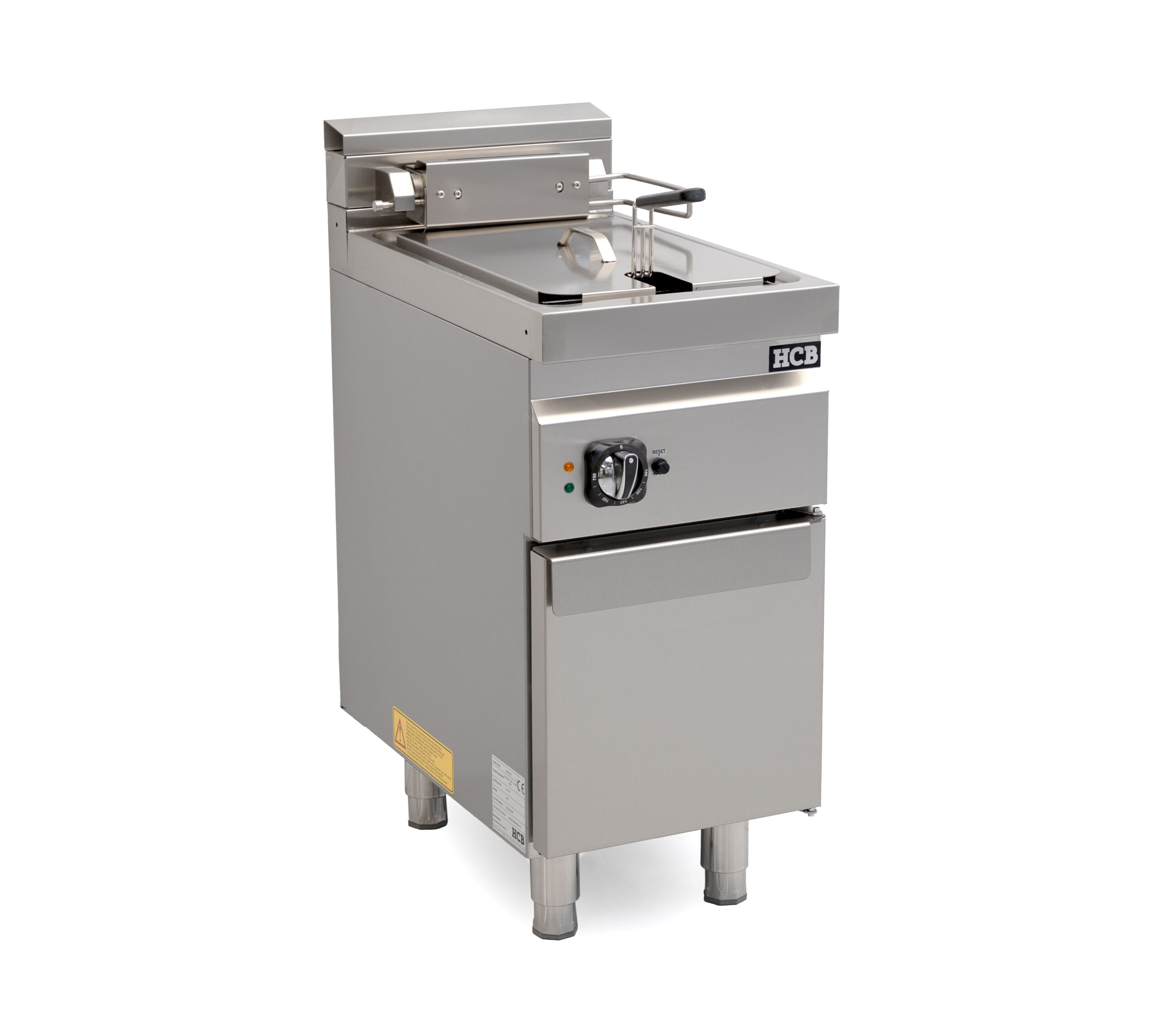 HCB-Fritteuse – 70S – 16 Liter – 14,2 kW – 400 V – Edelstahl