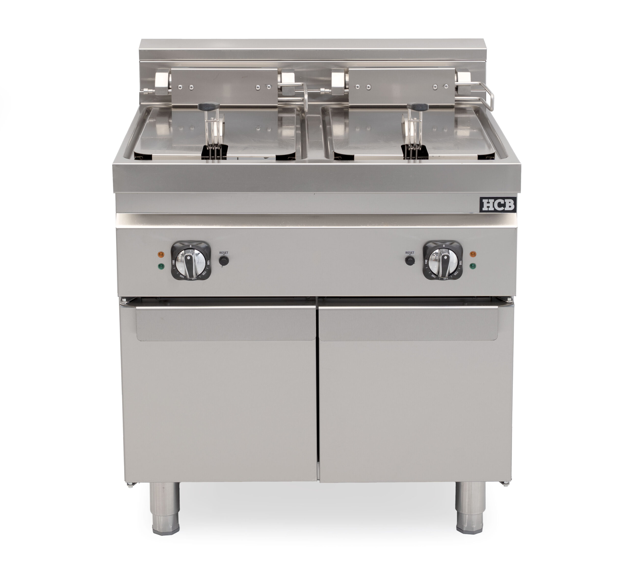 HCB-Fritteuse – 70S – 2 × 16 Liter – 28,4 kW – 400 V – Edelstahl