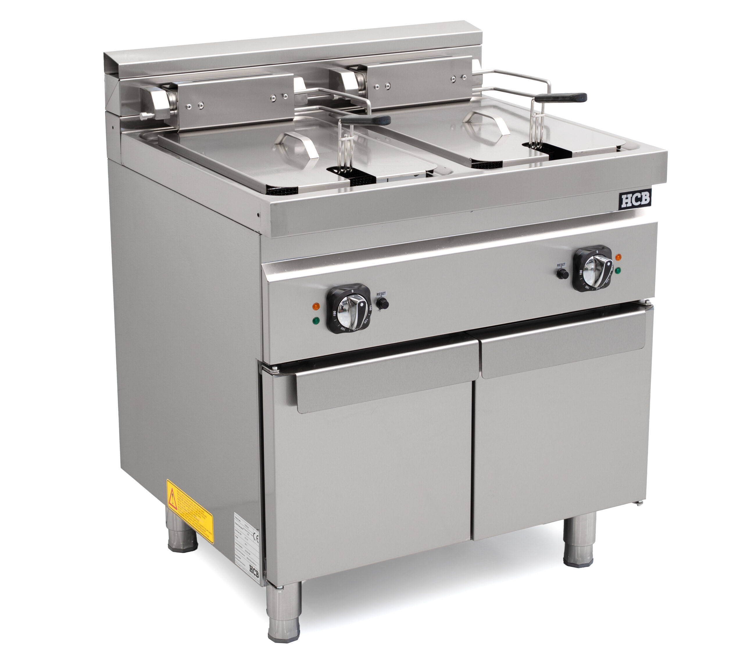 HCB-Fritteuse – 70S – 2 × 16 Liter – 28,4 kW – 400 V – Edelstahl