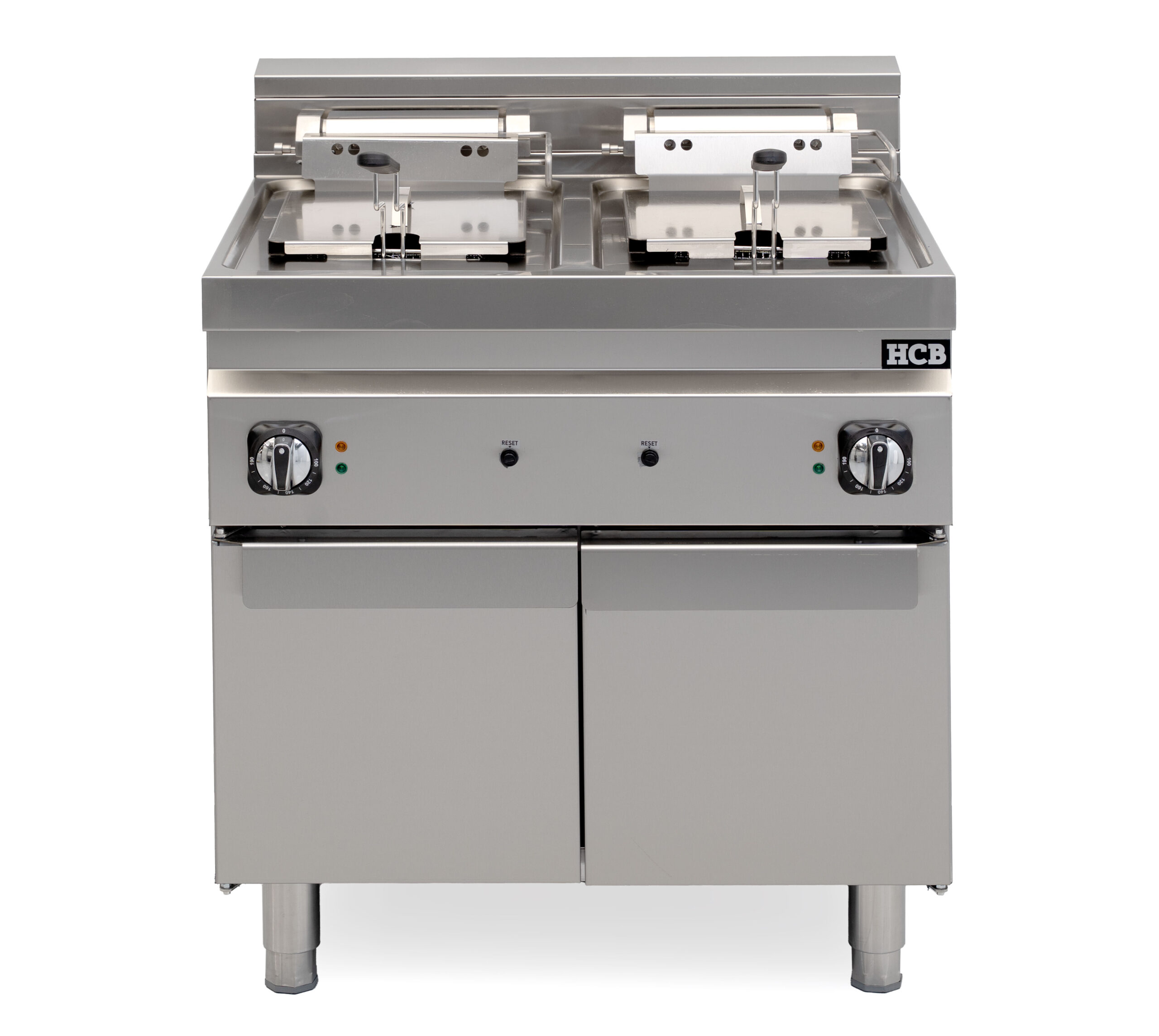 HCB-Fritteuse – 70S – 2 × 10 Liter – 18 kW – 400 V – Edelstahl