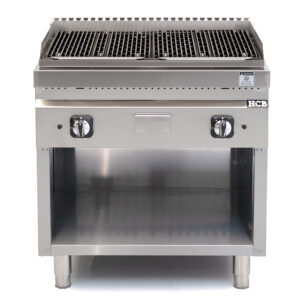 HCB Lavagrill – 70S – Lavastein – 18 kW – 80 cm – Erdgas – Edelstahl