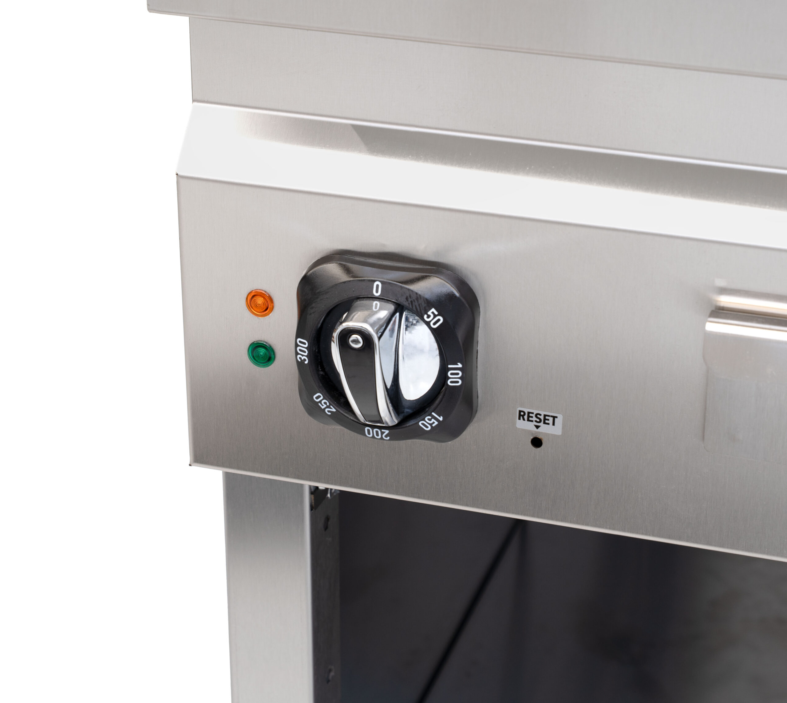 HCB-Backplatte – 70S – glatt – 4,5 kW – 40 cm – 400 V – Edelstahl
