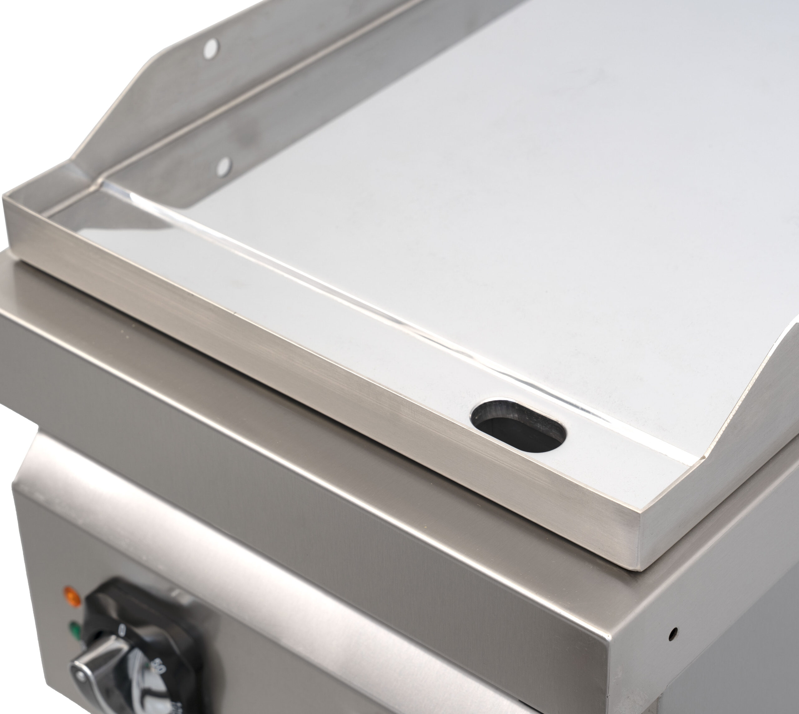 HCB-Backplatte – 70S – Chrom – 4,5 kW – 40 cm – 400 V – Edelstahl