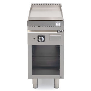 HCB-Kochplatte – 70S – glatt – 6,5 kW – 40 cm – Erdgas – Edelstahl